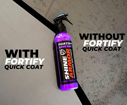 SHINE ARMOR Fortify Quick Coat & Revive Scratch Repair - Ceramic Car Coating and Scratch, Swirl, and Scuff Remover
