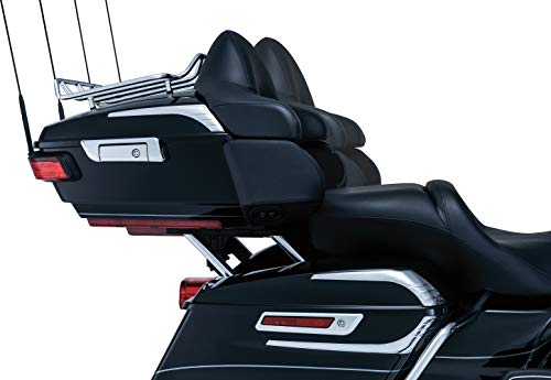 Kuryakyn 8956 Tour-Pak Trunk Luggage/Storage Rack Accessory: Relocator Kit for 2014-19 Harley-Davidson Motorcycles, Black - style: 2014-2019 Models