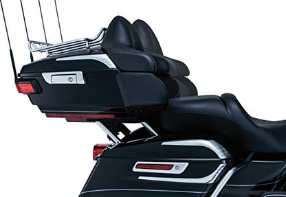Kuryakyn 8956 Tour-Pak Trunk Luggage/Storage Rack Accessory: Relocator Kit for 2014-19 Harley-Davidson Motorcycles, Black - style: 2014-2019 Models
