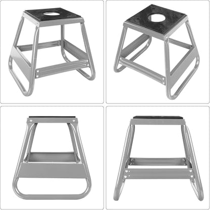 Big RED Dirt Bike Stand, 1000lb Capacity, Universal Detachable Maintenance Motorcycle Lift for Kawasaki, Honda, Yamaha, Silver - style: silver dirt bike stand