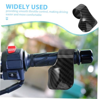 Motorcycle Throttle Assist Grip Carbon Fiber Twist Handlebar Control for Scooters and Electric Bikes Universal Throttle Controller for Enhanced Riding Comfort