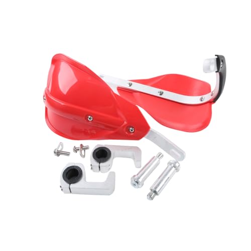 TCT-MOTORPARTS Red 7/8" 22mm Hand Guards Dirt Bike Handguards Fit for KDX200 KLR250 KX250 KLX250 KLX300 SM/R KLX140L CRF XR DRZ - color: Red