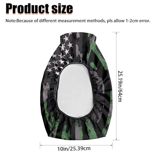 SEANATIVE ATV Seat Covers Four-Wheeler Seat Cover Waterproof Polyester Four Wheeler Accessories Camo US Flag Print Motorcycle Cushion Protector ATV Breathable Padded - color: Camo US Flag Print