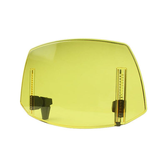Motorcycle Windshield Extension for Yamaha Star Venture 2018-2022, Adjustable Clip-On Visor Spoiler Wind Deflector for Long Rides Reduce Wind Noise & Buffeting,C/Yellow - color: C/Yellow