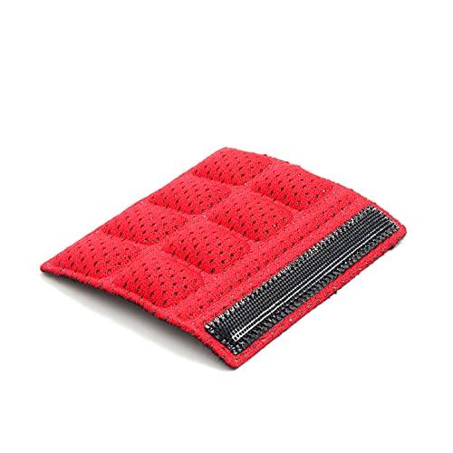 6PCS Chin Pads Foam Pad Set Strap Padding Replacements Universal Cushion Mats for Cycling Bike Bicycle Motorcycle Road Racing Riding Helmet - color: Red 6PCS