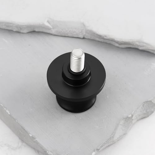 SING F LTD Motorcycle M8 Rear Swingarm Spools Sliders Swing Arm Stand Screw Compatible with Kawasaki Z900 / RS 2017-2025, Black - color: Black