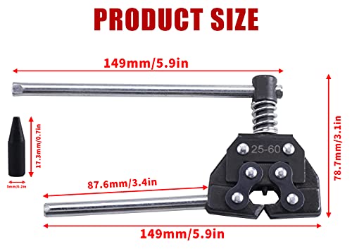 Chain Detacher Breaker Cutter Fit for 25/35/41/40/50/60 415H,428H, 520,530 Roller Chain Motorcycle Bicycle Go Kart ATV Chains