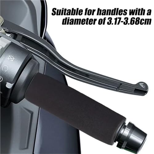Motorcycle Handlebar Grips Motorcycle Handlebar Cover Slip-on Anti Vibration Comfort Grip Sleeve Foam Anti-Slip Moto Handle Levers Grips - color: 4pcs