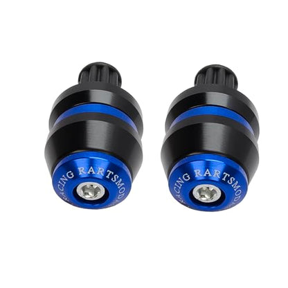 22mm 7/8'' Motorcycle Bar End Plug Sliders Universal Handlebar Grips Bar Ends Caps replacement for Honda Yamaha Suziku Kawasaki BMW Motorbike Dirt Bike(Blue) - color: Blue