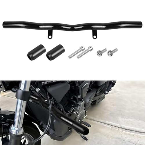 AUFER Motorcycle Front Highway Engine Guards Crash Bar Compatible With For Harley Sportster S RH1250S Nightster RH975 RH975S 2021-2025 Flat-Out Bar Bumper Protector Freeway Bar