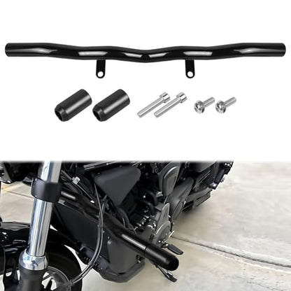 AUFER Motorcycle Front Highway Engine Guards Crash Bar Compatible With For Harley Sportster S RH1250S Nightster RH975 RH975S 2021-2025 Flat-Out Bar Bumper Protector Freeway Bar