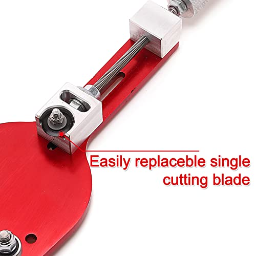 77750 Oil Filter Cutter Tool for Filter Cutting Range 2-3/8" - 5" Red
