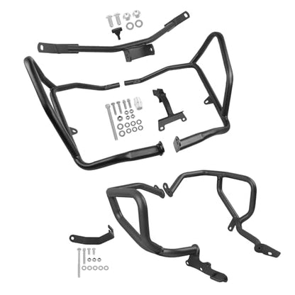 Highway Crash Bar Engine Guard Compatible with Honda CRF1100L CRF 1100L Africa Twin Adventure Sports DCT 2024 2025 (upper and lower) - size: upper and lower