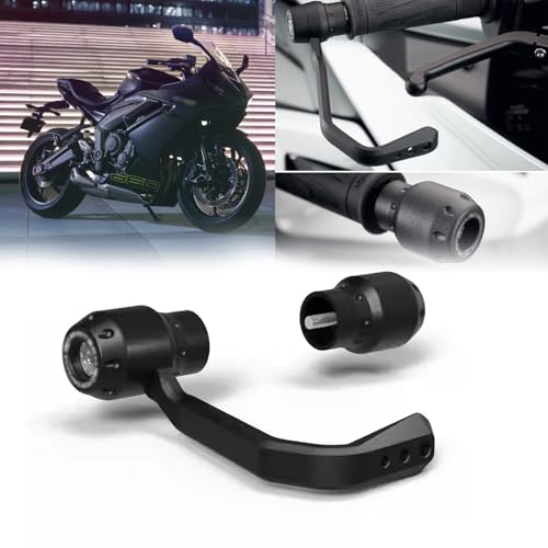 Suitable for D.AYTONA660 D.aytona 660 (2023 2024+) Brake and Clutch Lever Protector Kit Motorcycle Accessories (Handlebar guard + handlebar plug) - color: Handlebar guard + handlebar plug