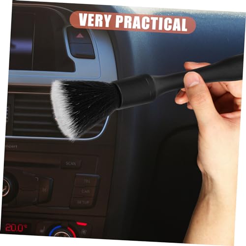 ULTECHNOVO 3pcs Automotive Detailing Brush Soft Bristle Interior Cleaning Kit for Cars Trucks and Motorcycles for Wheels Rims and Upholstery Material for Scratch Cleaning