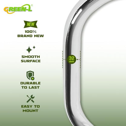 Green-L Highway Crash Bar Fit for Honda 2004-2025 Shadow AERO VT750 2010-2025 Phantom 2007-2014 Spirit C2 Shaft Drive Motorcycle 1 1/4" Engine Guard Protector - color: Chrome