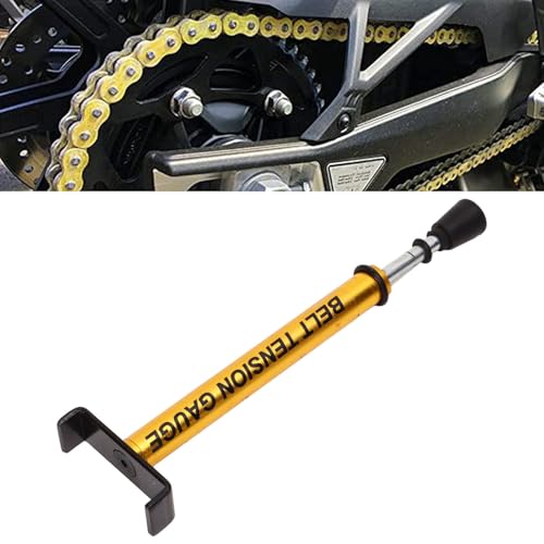 10LB Universal Metal Alloy Belt Tension Gauge, Accurate Motorcycle Chain Tension Tool, Vehicle ATV Replacement Setting Tool with Construction
