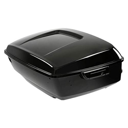 SLMOTO 13.7" King Tour Trunk W/Black Latch Fit For Harley Street Glide FLHX 2014-2025 Electra Glide Standard FLHT 2019-2022 Revival FLH 2021 Road King Glide - color: BStyle #04