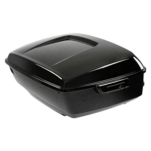 SLMOTO 13.7" King Tour Trunk W/Black Latch Fit For Harley Street Glide FLHX 2014-2025 Electra Glide Standard FLHT 2019-2022 Revival FLH 2021 Road King Glide - color: BStyle #04