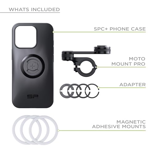 SP CONNECT Moto Bundle II | SPC+ | Compatible with iPhone SE/8/7/6S/6 | Motorcycle Phone Mount | Holder for Harley Davidson & More | Phone Mount for Motorcycle Handlebars | Cell Phone Holder - style: für iPhone SE/8/7/6S/6