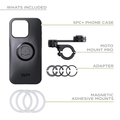 SP CONNECT Moto Bundle II | SPC+ | Compatible with iPhone SE/8/7/6S/6 | Motorcycle Phone Mount | Holder for Harley Davidson & More | Phone Mount for Motorcycle Handlebars | Cell Phone Holder - style: für iPhone SE/8/7/6S/6