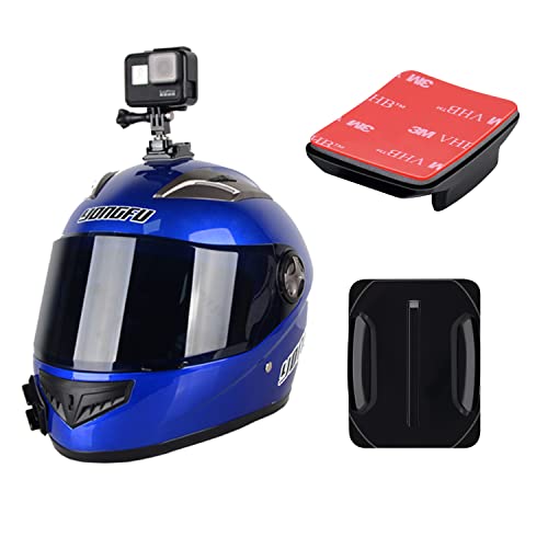 Haoyou Curved Adhesive Helmet Mount Compatible with Gopro Hero 13,12,11,10, 9, 8, 7, 6, 5, 4, 3+, 3 Cameras (6pcs)