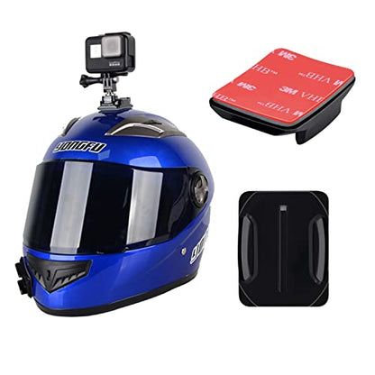 Haoyou Curved Adhesive Helmet Mount Compatible with Gopro Hero 13,12,11,10, 9, 8, 7, 6, 5, 4, 3+, 3 Cameras (6pcs)