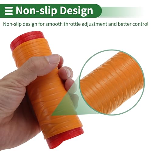 1.57" /40 mm 1.57 "/40 mm Motorcycle Hand Grips Cover Kit Non Slip Silicone Handlebar Grips Orange 1 Set Spiral Cross Pattern - color: Orange