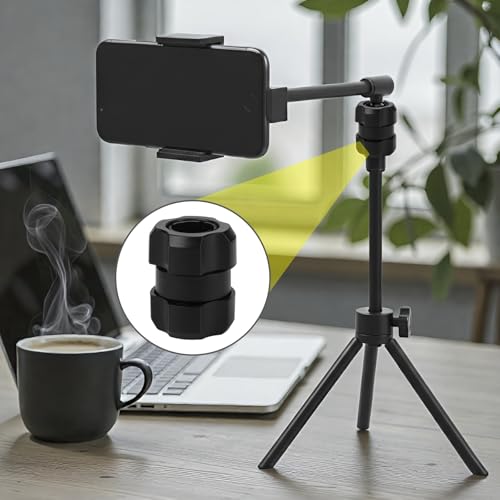 17mm Ball Mount Joint Adapter, Female-to-Female Coupler, Plastic Extension 1.6inch Length Suitable for Bike/Motorcycle Phone Holders, Camera Photography Brackets, Car Phone Mounts, Tripods