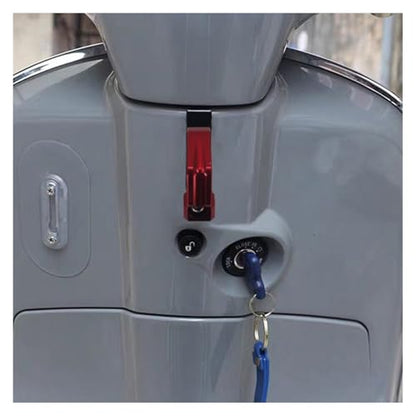 Motorcycle Helmet Hook Luggage Bag Hook Holder Hanger Fit for Vespa Sprint150 Primavera150 Primavera 150 Accessories(Black) - color: Black