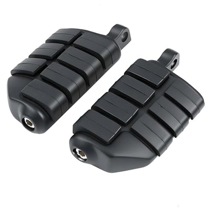 Matte Black Male Mount Lion Paw Footrests Footpegs Fit for Motorycle Harley Touring Glide - color: Black#3
