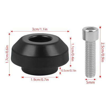 Motorcycle Handlebar Grips Plug Aluminum Bar End Cap Sliders Replacement for Yamaha YFZ-R3 2015-2025 MT-03 2020-2025
