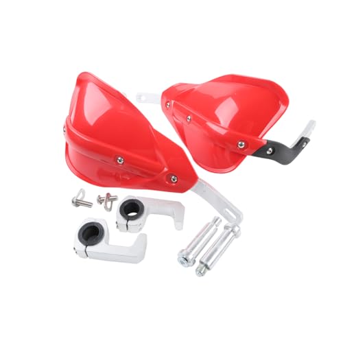 TCT-MOTORPARTS Red 7/8" 22mm Hand Guards Dirt Bike Handguards Fit for KDX200 KLR250 KX250 KLX250 KLX300 SM/R KLX140L CRF XR DRZ - color: Red