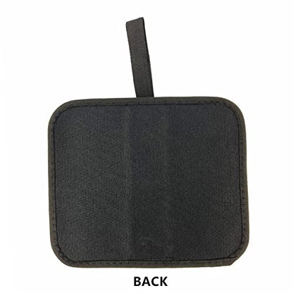 Umaki 2pack Small Tool Pouch Organizer, Canvas Zipper Pouch with 13 Adjustable Loops and a Storing Belt, Utility Tool Bag for Craft Making, Maintenance, Electrician and Carpenters, 8'' x 4'', Black - color: black-2pcs