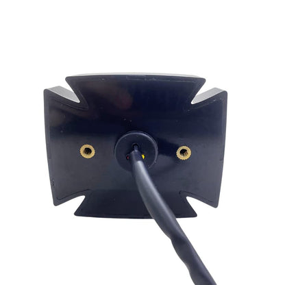 Universal Black Motorcycle Rear Light LED Brake Lamp Maltese Cross ATV Scooter Tail Running Indicator For Suzuki Yamaha Ducati Harley