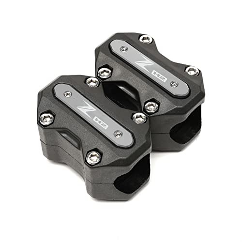Motorcycle Engine Guard Bumper Protection Decorative Block Crash Bar for Kawasaki Z H2 ZH2 Zh2 2019 2020 2021 Anti-Fall Frame Sliders - color: Gray