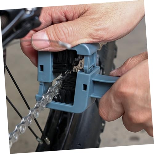 Ciieeo Bike Chain Cleaner Brush Set Professional Motorcycle and Bicycle Chain Brush Portable Sturdy Cleaning Tool for Mountain Bike Maintenance