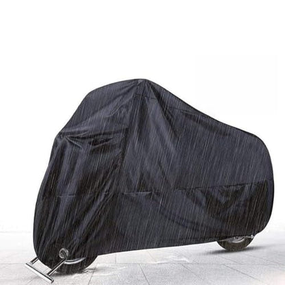 Motorcycle Cover for Honda NT1100 NT 1100, Heavy Duty Outdoor Waterproof Motorbike Rain Storage Shelter with Lock Holes Anti-UV Dustproof Breathable Black,L - size: Large