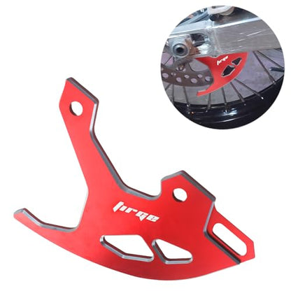 Motorcycle Parts CNC Aluminum Brake Disc Guard Cover Protector For CRF450R 2002-2025 CRF250R 2004-2025 CRF450X 2005-2017 CRF250X 2004-2017 CRF450RX 2017-2025 Dirt Pit Bike - size: Brake Disc Guard