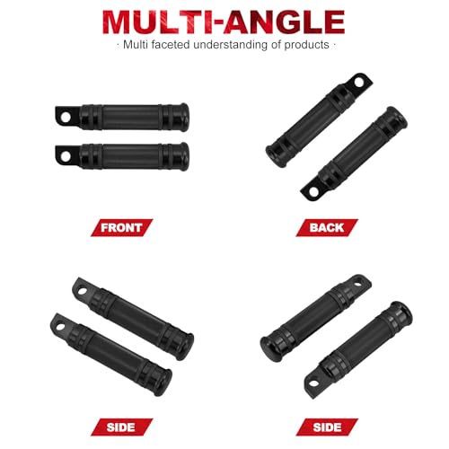 Motorcycle Passenger Foot Pegs Rear Footrest Pedal Fit For Harley Sportster XL 883 1200 Dyna Low Rider Softail Fat Boy Touring Road King Electra Glide