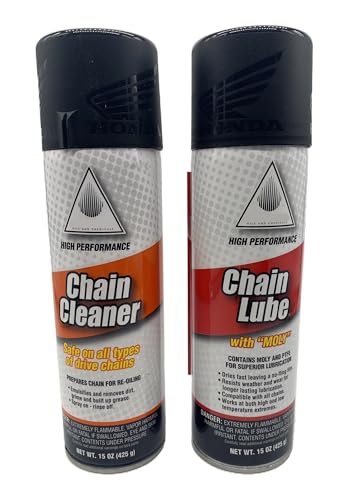 OEM Chain Cleaner & Chain Lube Service Kit for Honda ATVS Dirt Bikes Motorcycles 08732-CHC00 08732-CLM0