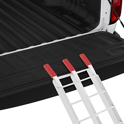 1pc 7.5' Motorcycle ramp Aluminum Arched Foldable Folding Loading ATV Dirt Bike Ramp 750Lbs Capacity