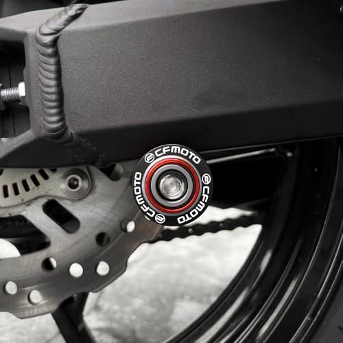 Compatible with CFMOTO Ibex450 Ibex800 300SS 450SS 450NK 450CLC 675SS 675NK 750SS 800NK Motorcycle CNC Swingarm Spools Sliders Stand Screw Paddock Bobbins (Red) - color: Red