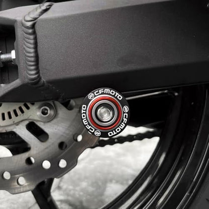 Compatible with CFMOTO Ibex450 Ibex800 300SS 450SS 450NK 450CLC 675SS 675NK 750SS 800NK Motorcycle CNC Swingarm Spools Sliders Stand Screw Paddock Bobbins (Red) - color: Red