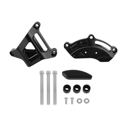 Engine Case Side Cover Guard Protector Replacement for Suzuki V-Strom 800 DE GSX-8S GSX8S GSX 8S 2023 2024 2025 Aluminum Engine Stator Frame Slider Crash Pad Protective Accessories Black