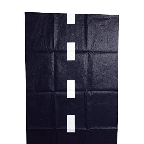 Super Z Outlet 10ft Long Racetrack Floor Running Racer Party Decoration Mat Drag Race Car Road Go Kart Theme Birthday Games (2ft Wide)