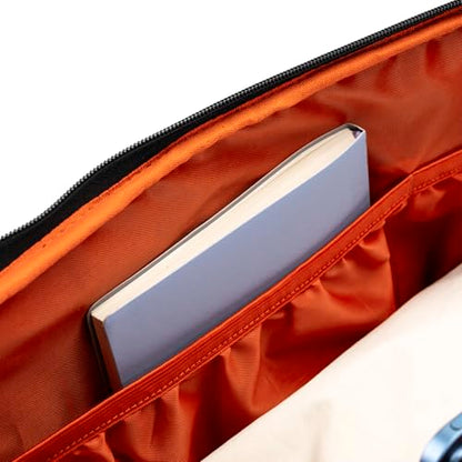 Mofun Saddlebag Liner Bags Hard Saddle Liner bag Organizer With Red Compatible with Harley Touring Street Road Electra Glide Road King 1993-2025, 2 Bags - style: Black With Orange Liner