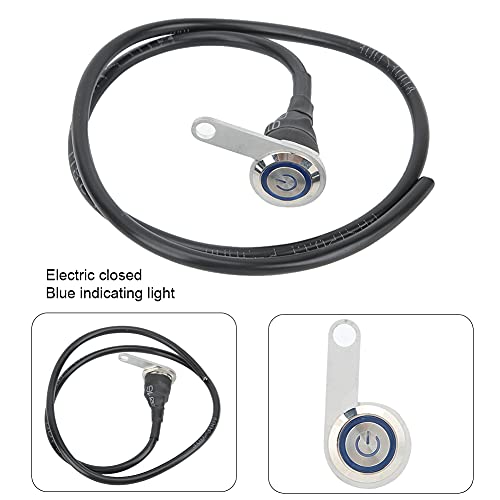 22mm Motorcycle Handlebar Switch | Weather - Proof On - Off Control for Illumination/Horn/Turn Signals | Stainless Steel & ABS Construction | Fits Motorcycles, ATVs, Electric