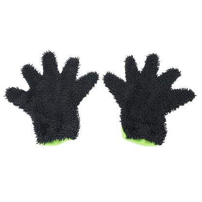 VBESTLIFE 5 Finger Car Wash Mitts, Double Sided Chenille Microfiber Cleaning Gloves for Auto Detailing Trucks Motorcycles Boats