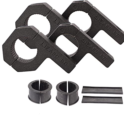 Bar Clamps - 4Pack,Horizontal Roll Cage Clamp 0.75 inch,0.875 inch,1.0 inch,Roll Bar Clamp for Bar Diameter 3/4" to 1.0" Mounting Bracket (0.75~1.0" Clamps) - size: 0.75~1.0" Clamps